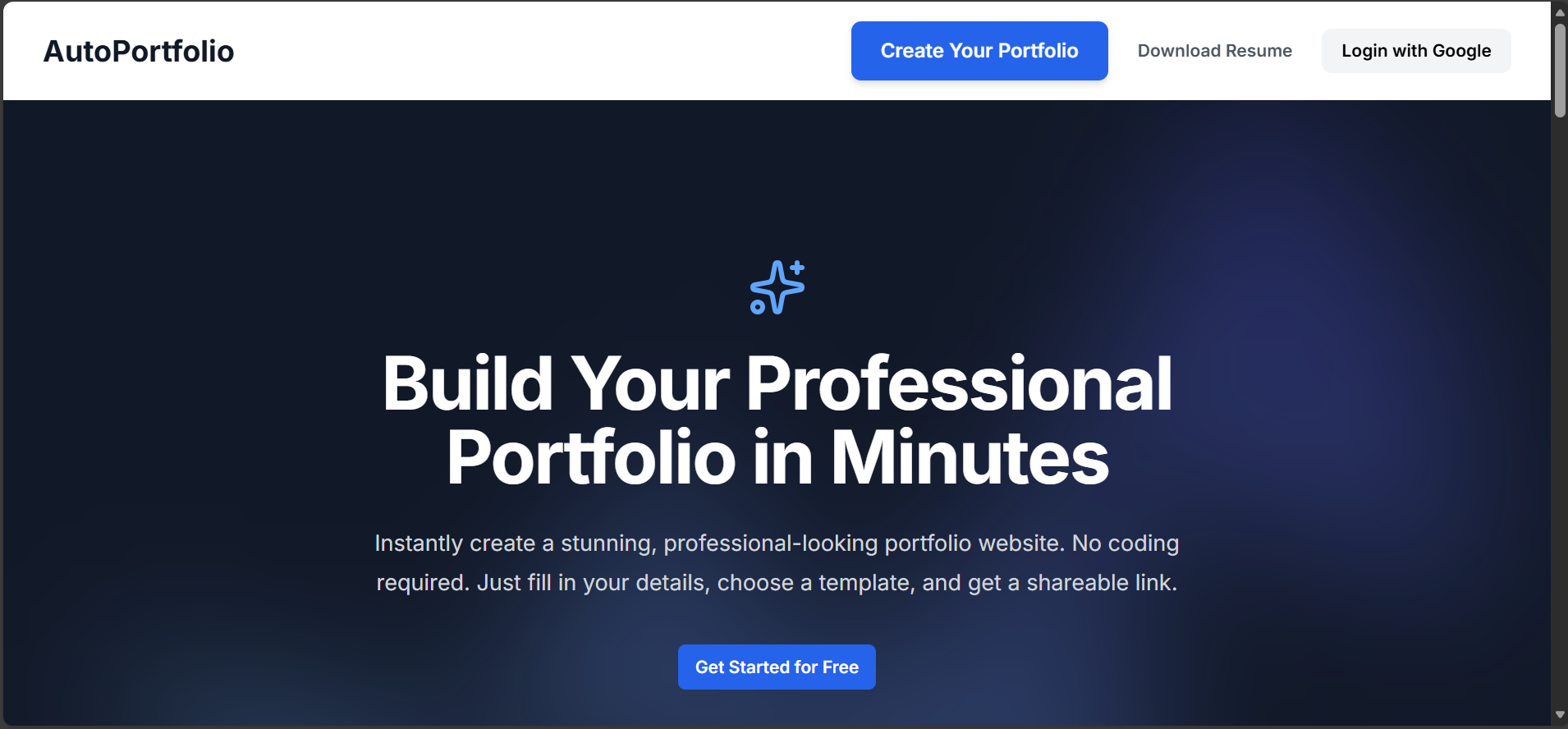 Auto Portfolio
