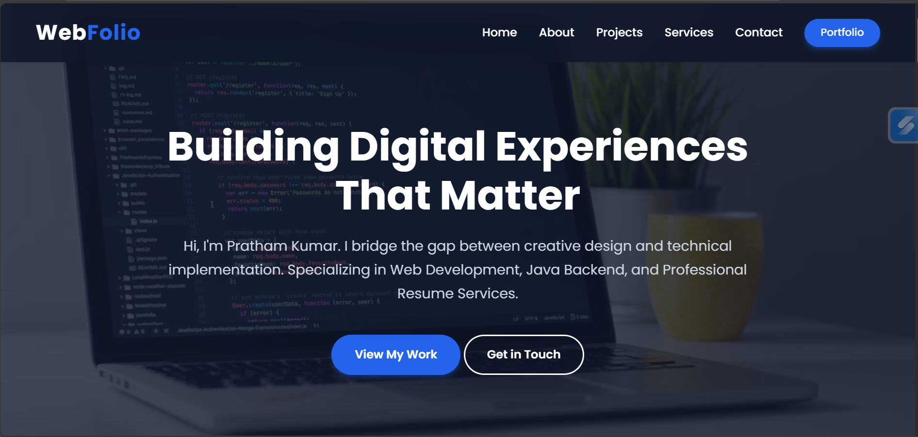 WebFolio